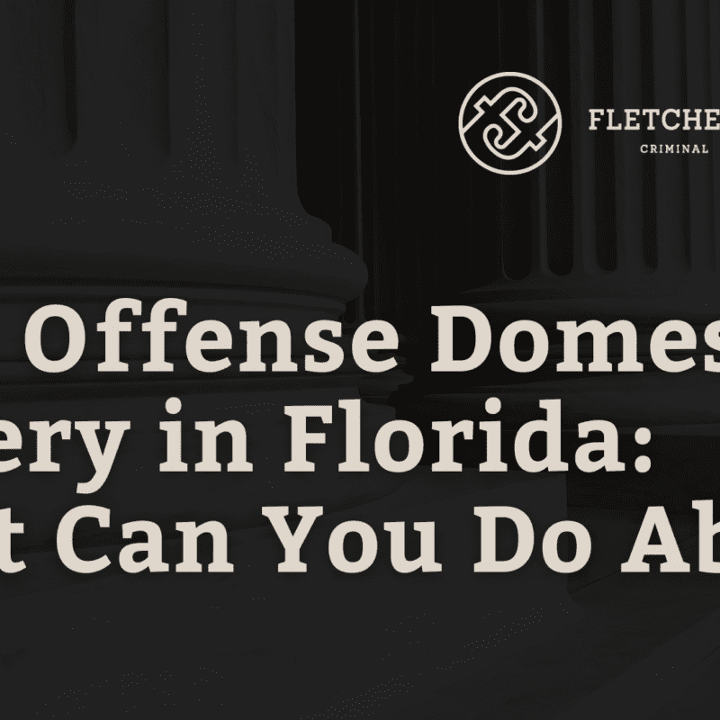 First Offense Domestic Battery in Florida: What Can You Do About It?