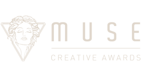 Muse Award White Logo
